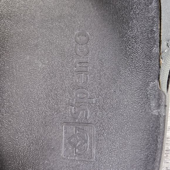 Spenco Kholo Mens 13 Orthotic Slides Sandals Slip On Black Arch Support Carbon - Picture 7 of 16